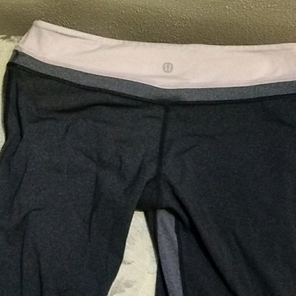 Grey Lululemon bootcut yoga pants - Picture 2 of 3